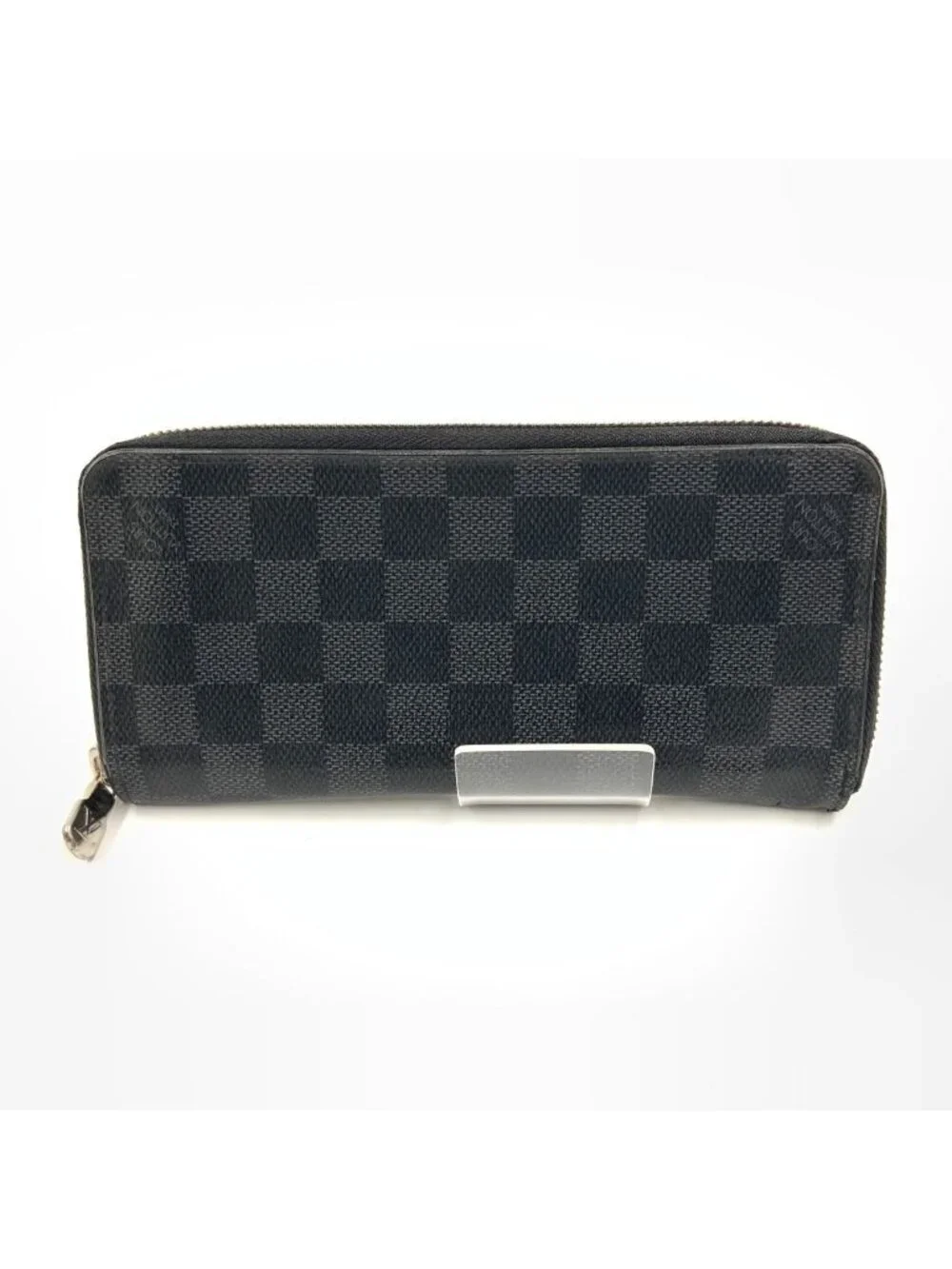 Louis Vuitton Damier Graphite Zippy Wallet Vertical Zip Around Black